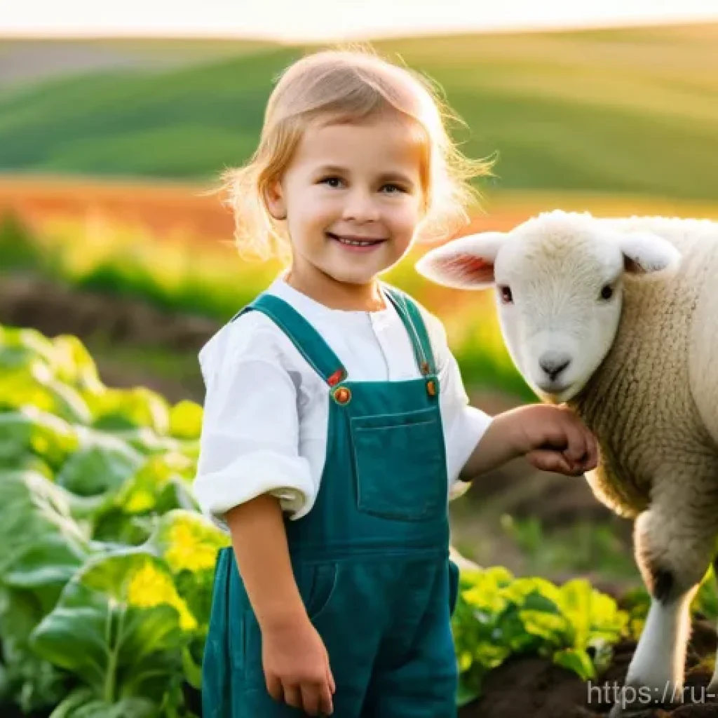 친환경농업기술자 업무에서의 주요 문제 - **Prompt:** A serene and hopeful image of a middle-aged Russian farmer, with a kind, weathered face,...