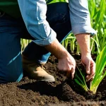 친환경농업 기술자 직무 설명 - **Prompt 1: Dedicated Eco-Agronomist in a Thriving Organic Field**
    "A thoughtful male eco-agrono...