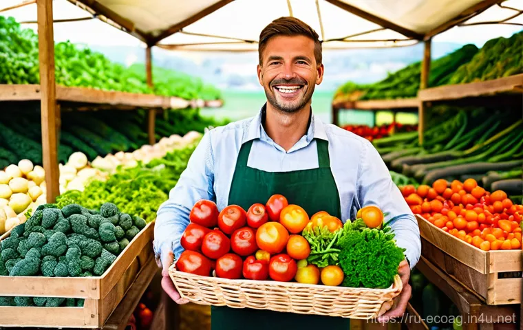 친환경농업 기술자 직무 설명 - **Prompt 2: High-Tech Precision in Organic Farming**
    "A female eco-agronomist, in her early 40s,...